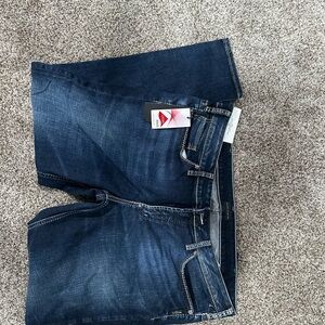 Women’s silver jeans